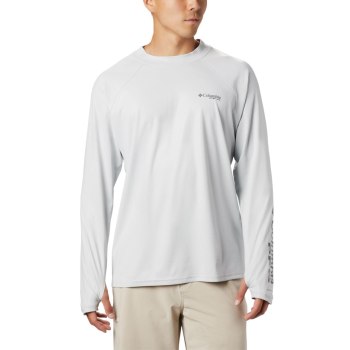 Pánské Mikiny Columbia PFG Terminal Deflector Zero Mock Long Sleeve Šedé UWXSRO504